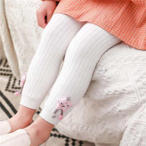 Vente en gros de leggings pour filles, accessoires de poupées mignons de style coréen, pantalons pour bébés en coton doux, couleur unie fantaisie - Product Image 2