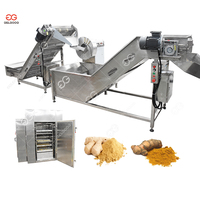 Ligne de production industrielle d'amidon de curcuma, machine de transformation de poudre de curcuma, usine de transformation du curcuma