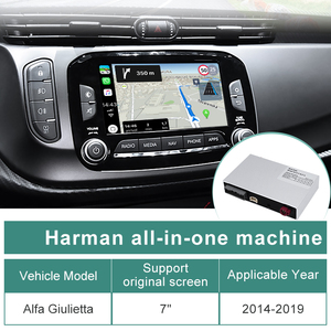 โมดูลเครื่องเล่นเสียงในรถยนต์ HFmidia Wireless CarPlay Android Auto สำหรับ Alfa Giulietta เครื่องออลอินวัน ปี 2014-2019 - Product Image 2