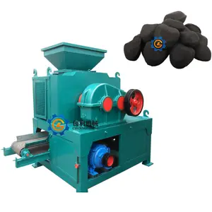 압출 롤러형 너트 쉘 팜 커널 올리브 폐기물 숯 연탄 프레스 기계