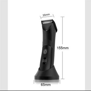 Recortadora eléctrica de meridianos para hombre, <span class=keywords><strong>afeitadora</strong></span> impermeable para la ingle, cortador de cerámica, cortapelos púbico indoloro para el cuerpo, USB para Hotel - Product Image 5