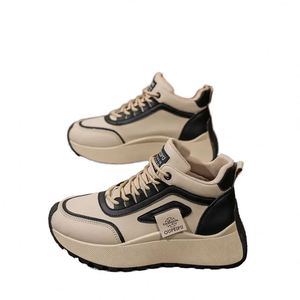 Chaussures de course respirantes montantes pour femmes et enfants, tendance mode printemps-été, semelle épaisse, rehaussantes, décontractées - Product Image 2