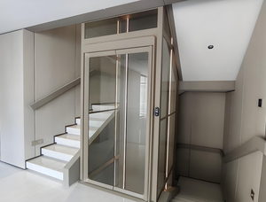 핫 세일 쉬운 설치 주거용 엘리베이터 안전 기능 빌라 주택 승객 계단 리프트 - Product Image 2