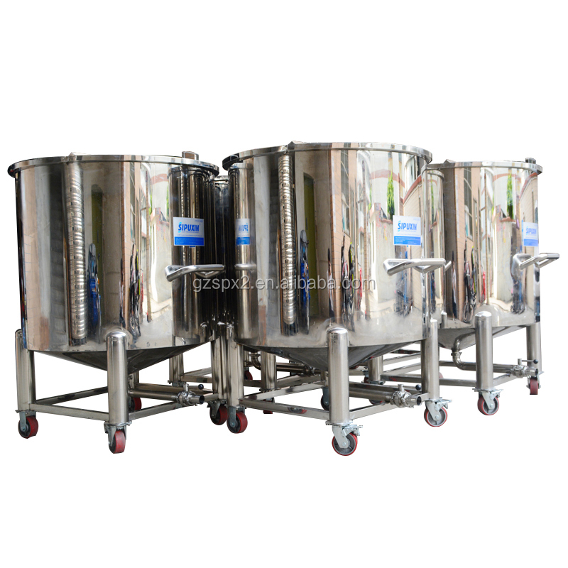 SIPUXIN 200L/300L/400L/500L/600L In Acciaio Inox Birra Brite Carro Armato/Serbatoio di Stoccaggio Con Doppio camicia di raffreddamento