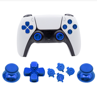 Kit de boutons D-Pad antidérapants en métal pour manettes analogiques PS5, pièces de rechange pour accessoires de manette Playstation 5