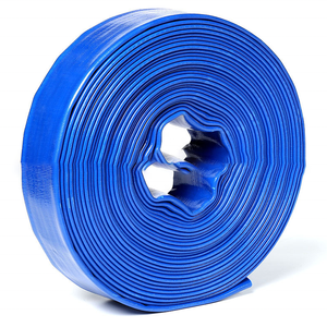 En çok satan PVC düz çiftlik sulama hortumu-dayanıklı ve esnek drenaj (kırmızı/mavi, 1/2/3 inç)-fabrika doğrudan - Product Image 1