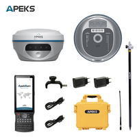 Receptor GNSS RTK APEKS AP10 1408Ch 120 °   Equipo de Topografía Terrestre IMU Tilt 2W UHF con Sistema Operativo Android, Versión Internacional Base Rover