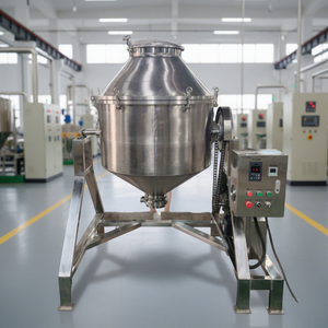 เครื่องผสมผงแห้ง 50 ลิตร 100 ลิตร 200 ลิตร 300 ลิตร สำหรับเม็ดอาหาร เครื่องปรุงรส แป้ง  แบบดรัม - Product Image 4