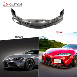 Convient pour améliorer l'apparence du <span class=keywords><strong>Toyota</strong></span> GR Supr M5 A90/A91 avec un becquet avant en fibre de carbone de style Seib, pare-chocs avant - Product Image 2