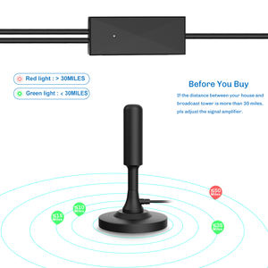 ANTUKOAN-200B Großhandel Beliebte Digitale HD DVB-T Langstrecken-Auto-Innen-Mobil-TV-Antenne mit Magnetfuß FCC CE Zertifiziert - Product Image 5