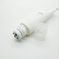 Tube souple de 30 mm avec applicateur vibrant électrique et rouleau en acier inoxydable pour crème visage et contour des yeux, massage SPA