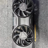 GPU Desktop Gaming RX 7800XT 16GB Bekas Kondisi Bagus, Antarmuka PCI Express, DVI, Kartu Grafis RX 7800XT dengan Kipas