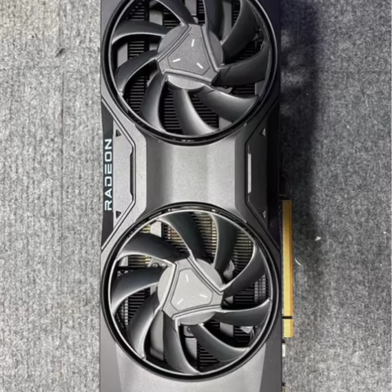 Used Working Well RX 7800XT 16GB Gaming Desktop GPU PCI Express Interface DVI RX 7800XT Graphics Card Fan