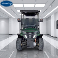 Voiturette de golf électrique 4x4 puissante pour 4 personnes, populaire en gros, buggy tout-terrain, stabilité antidérapante pour boue et sable