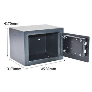 SOURCE Vente en gros Coffre-fort tout acier antivol Petit Coffre-fort mécanique 17K Lame personnalisable (logo) - Product Image 3