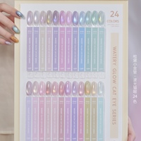 ZRKGEL Best Seller Ladai Aurora Cat Eye Gel Polish Kit 24 Teintes Fournisseurs de Produits pour Ongles Haute Pigmentation avec Collection de Gels UV Magnétiques