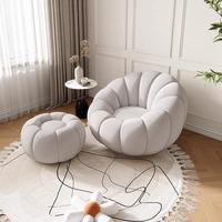 Net Red Ins Wind Style japonais simple citrouille canapé chaise décontracté paresseux chaise pour aire de repos magasin de vêtements