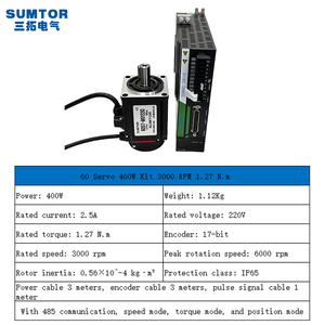 उच्च प्रदर्शन 60st-m01330 एसी सर्वो मोटर 1.27n 3000RPM ड्राइवर sd01l04f - Product Image 3