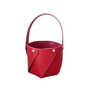Cajas de Regalo Reutilizables con Asa para Dulces de Boda, Bolsas de Regalo de Cuero PU para Bodas - Product Image 2