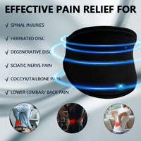 Cinturón de fitness para mujer con cuerdas para saltar SBR Banda para el vientre posparto Terapia abdominal negra Parte baja de la espalda Paquete caliente y frío