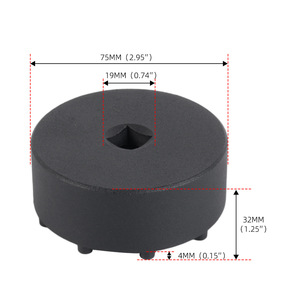 Douille d'axe 31510 à 9 broches pour Silverado Sierra 2500 3500 2020 en acier noir - Product Image 2