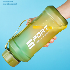 Botella de Agua Deportiva de Plástico de Lujo de 500ml 2026 al por Mayor con Logotipo Personalizado, Portátil para Gimnasio y Camping, Segura para Alimentos, con Asa y Cuerda Pequeña - Product Image 5