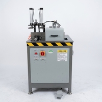 Machine de découpe pneumatique pour profilés aluminium à 45 degrés, avec interrupteur au pied, garantie 1 an, pour portes et cadres minimalistes