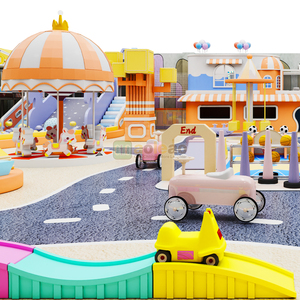 Aoleao Custom Mall : Ensemble de jeux intérieur haute capacité avec karting, toboggans, piscine à balles et centre de jeux, certifié CE TUV - Product Image 3