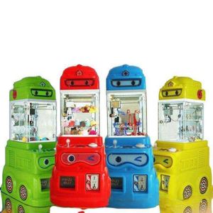 Budget Friendly Small <b>Arcade</b> Grabber With Coin LED Lights Cute Cartoon Style Indoor Playground <b>Mini</b> Claw <b>Machine</b> - Product Image 4