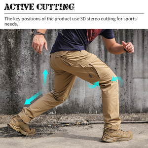 Mersongear all'ingrosso della fabbrica Pantalones Pantaloni Tattico Mens Cargo Pantaloni da trekking impermeabile tattico pantaloni per gli uomini - Product Image 2