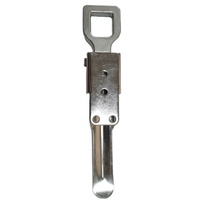 Loquet à ressort réglable en acier zingué pour camion, loquet à bascule, loquet de fixation