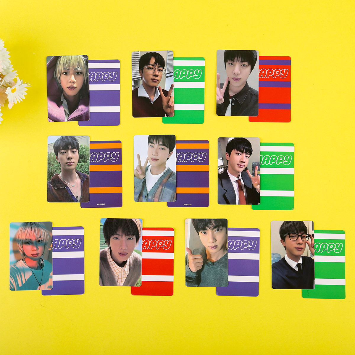 7/10/12Pcs/Set KPOP Jungkook V J-Hope Solo Album Photocards