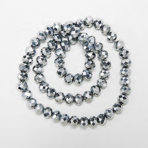 Hạt thủy tinh pha lê với số lượng lớn bán buôn rondelle hạt thủy tinh pha lê để làm đồ trang sức - Product Image 5