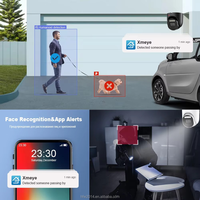 Caméra IP Dôme Métallique POE 4K 8MP Noire avec Vision Nocturne Couleur Intégrale via Application Xmeye, IP66, pour Sécurité Extérieure Domicile et Entreprise, Caméra CCTV POE
