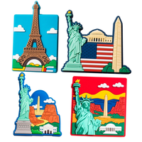 Magnet Kulkas PVC Lunak Ramah Lingkungan 3D Custom - Bentuk Bulat/Bentuk Custom, Magnet Kuat, Souvenir, Logo Warna Custom, Tersedia Grosir