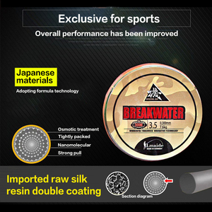 خط صيد صخري جديد من Lmaide بالأمتار خط صيد شبه عائم مقاوم للاهتراء خط صيد صخري متوازي نصف عائم - Product Image 6