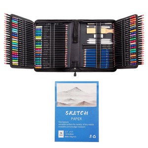 Professionelles Kunstzubehör-<span class=keywords><strong>Set</strong></span> mit 145 Teilen, Löslichen Skizzen- und Buntstiften mit 2B-Minen für Künstlerzeichnungen - Product Image 3