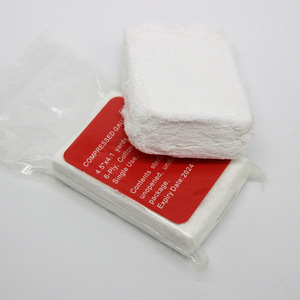 Hoshina Medical Gauze Pads <b>Compressed</b> 6 Layers White Non-Woven Fabric First Aid Bandage Disposable Wound Care - Product Image 2