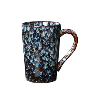 ขายส่งจากโรงงาน แก้วเซรามิกเคลือบสีแบบเผาในเตา แก้วคู่สไตล์นอร์ดิก ใช้ซ้ำได้ เหมาะสำหรับงานปาร์ตี้ ใช้ในบ้านและสำนักงาน - Product Image 5