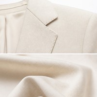 Blazer tailleur chic pour femme en polyester viscose 260 GSM, revers cranté, personnalisable avec logo OEM, style Parisien, vente en gros