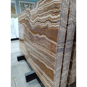 Newstar nhà máy trực tiếp đá tự nhiên chất lượng tốt màu vàng mật ong Onyx sàn đá cẩm thạch gạch nâu phiến đá cẩm thạch hổ Onyx - Product Image 6