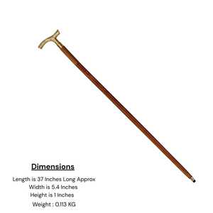 Classic Fancy Maple Wood Hiking Cane Handcrafted <b>Smooth</b> Finish Walking <b>Stick</b> for Seniors Men Women Comfortable Durable - Product Image 2