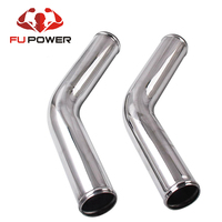 Kit de Bricolaje de 8 Piezas de Tubería de Intercooler Turbo Universal de 3 Pulgadas + Acoplador