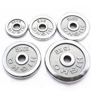 Fonte Grand Trou Galvanoplastie 5kg 10kg 20kg Hommes Gym Fitness <span class=keywords><strong>Olimpic</strong></span> Rod Poids Plaques Barbell Plaques - Product Image 2