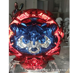 Escultura de Resina de León, Decoración Artística Contemporánea para Exteriores - Product Image 4