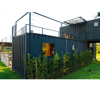 Maison conteneur modulaire de 20 pieds, 3 chambres, design moderne, pour bureau, centre commercial, école, hôtel, hôpital, usage extérieur, panneau sandwich