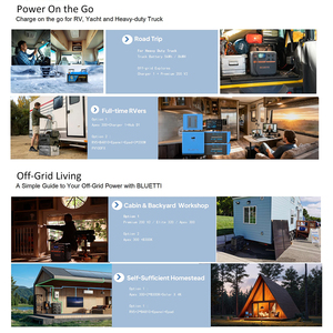 Station d'alimentation solaire portable haute capacité 110v 220v Lifepo4 Lithium Ion Cell pour l'extérieur 3000w 2400w <span class=keywords><strong>1200w</strong></span> 300w Générateur de camping - Product Image 4