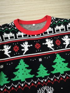 Custom Fashion <strong>Christmas</strong> Sweaters Knitted Cotton Sweater Ugly Sweater <strong>Christmas</strong> Knit Pullover <strong>Jumper</strong> <strong>With</strong> Led <strong>Light</strong> - Product Image 3