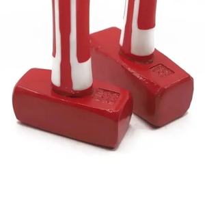 Marteau en acier à haute teneur en carbone, marteau à pierre lourd, chantier <span class=keywords><strong>de</strong></span> construction, multifonctionnel, manche en fibre, marteau carré, outils à main portables - Product Image 2