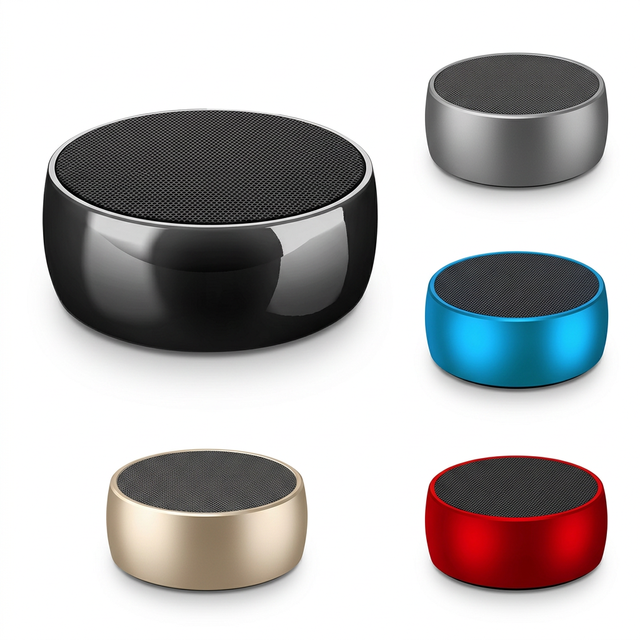 BS01 Metal Mini  Speaker Portable Wireless Small Speaker Outdoor Travel  Subwoofer